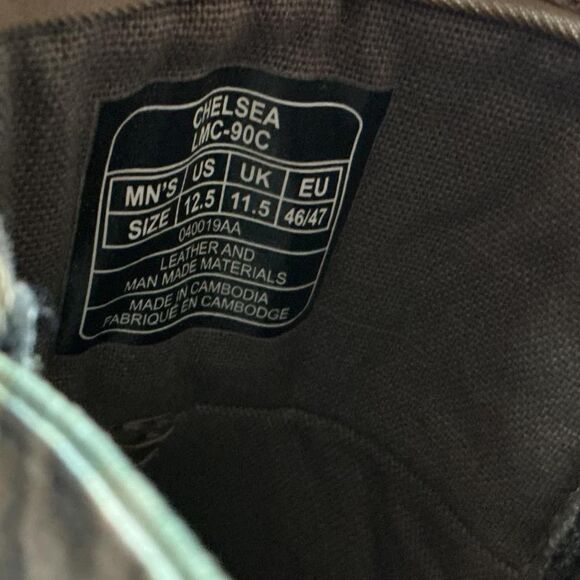 Muck Boot Company Mens 12.5 Brown Chelsea Outdoor Waterproof Leather Boots NEW - Picture 11 of 12